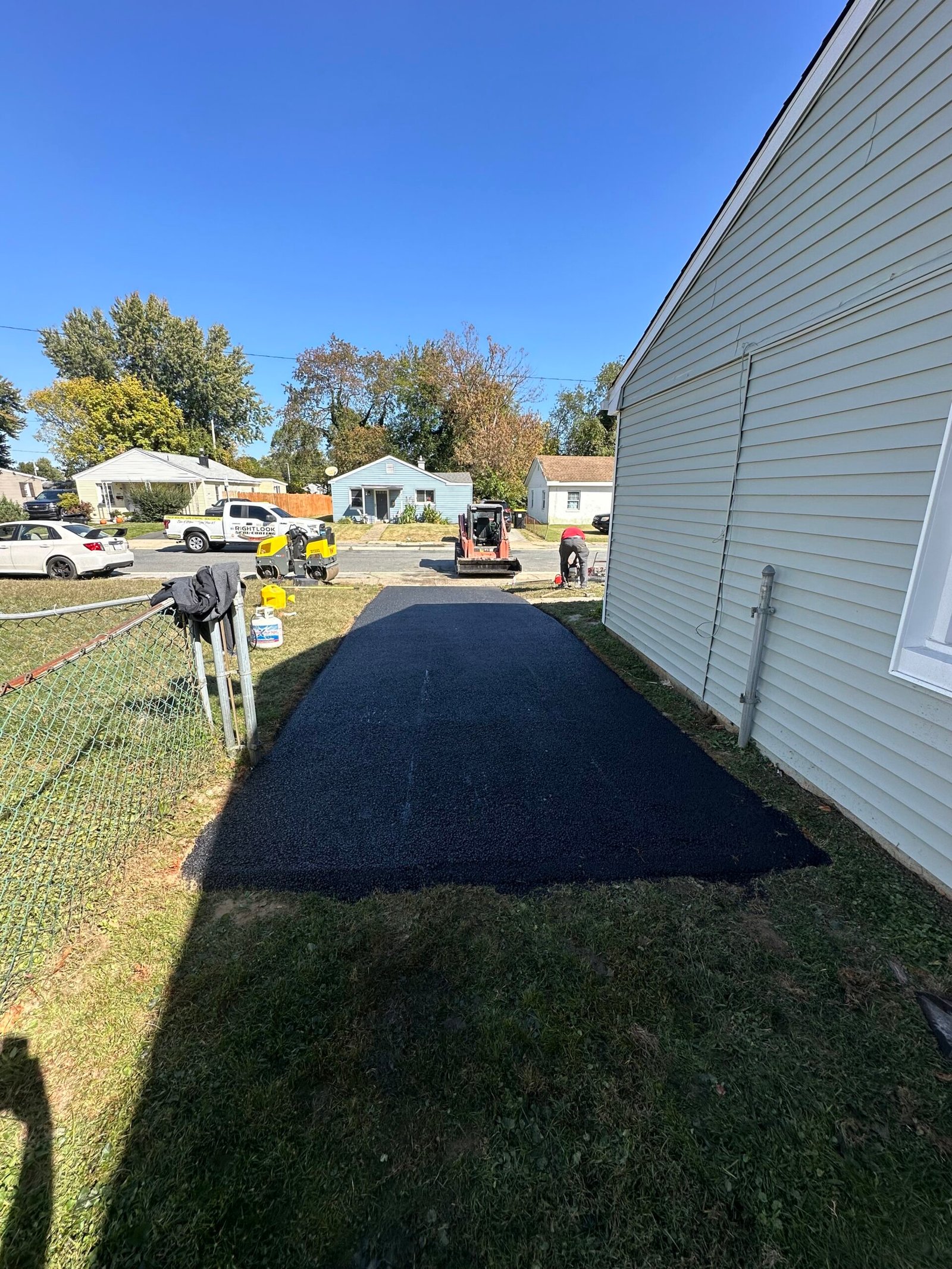 Asphalt repair work